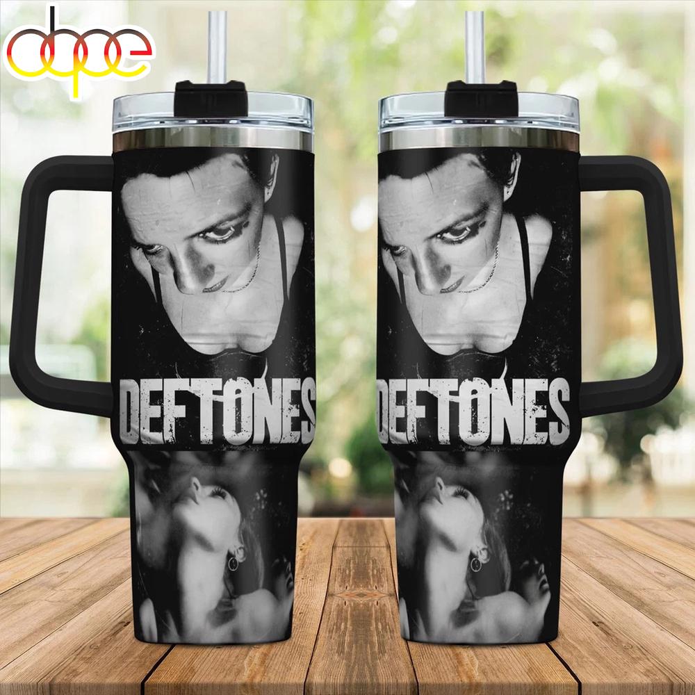 deftones Tumbler 40Oz With Handle