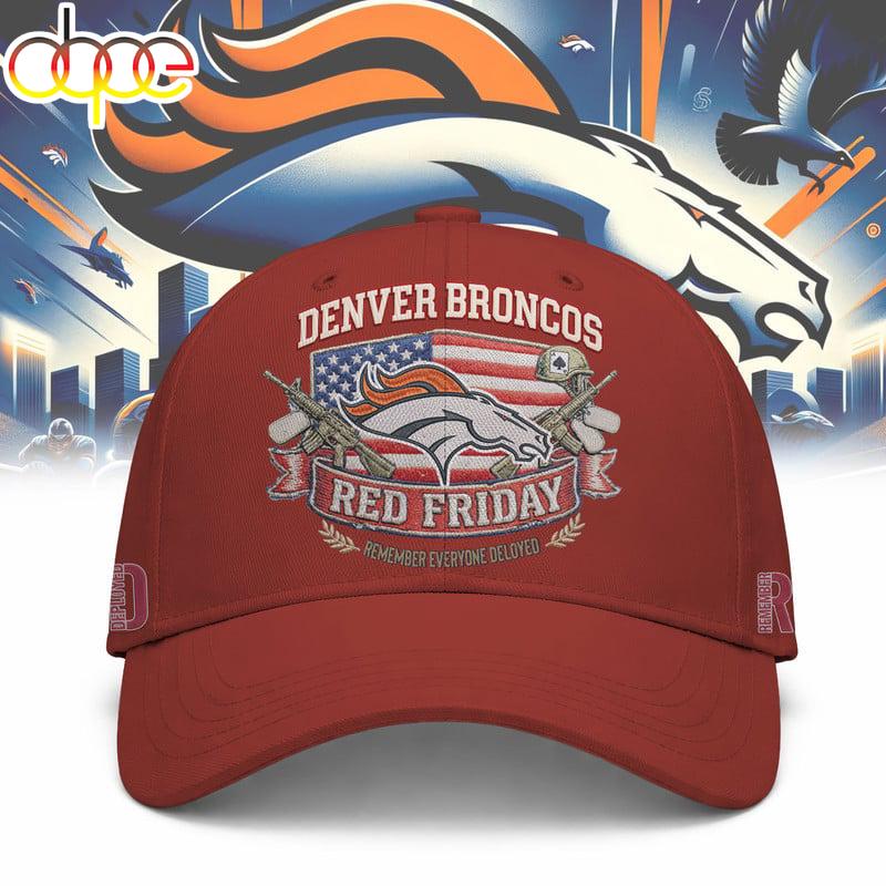Denver Broncos NFL RED Friday Classic Baseball Cap