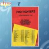 Foo Fighters Tour 2026 Poster Canvas Foo Fighters Tour 2026 Poster Canvas