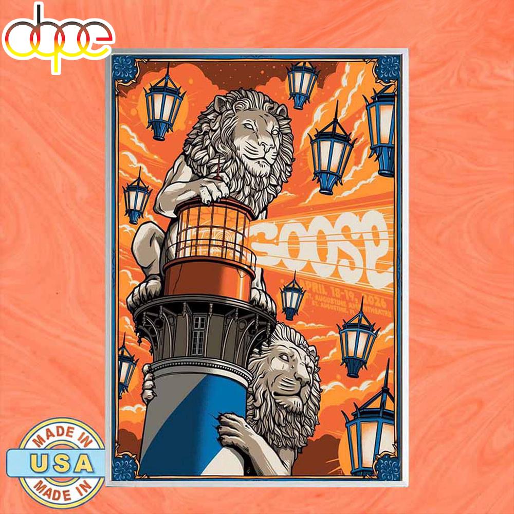 Goose April 18-19 2026 St. Augustine, FL Show Poster Canvas