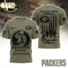 Green Bay Packers NFL Celebrating Memorial Day 3D T-Shirt