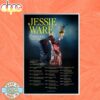 Jessie Ware Tour 2026 Poster Canvas