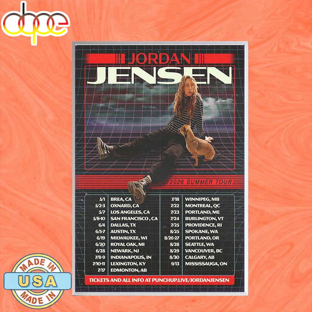 Jordan Jensen 2026 Poster Canvas
