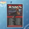 Jordan Jensen 2026 Summer Tour Poster Canvas Jordan Jensen 2026 Summer Tour Poster Canvas