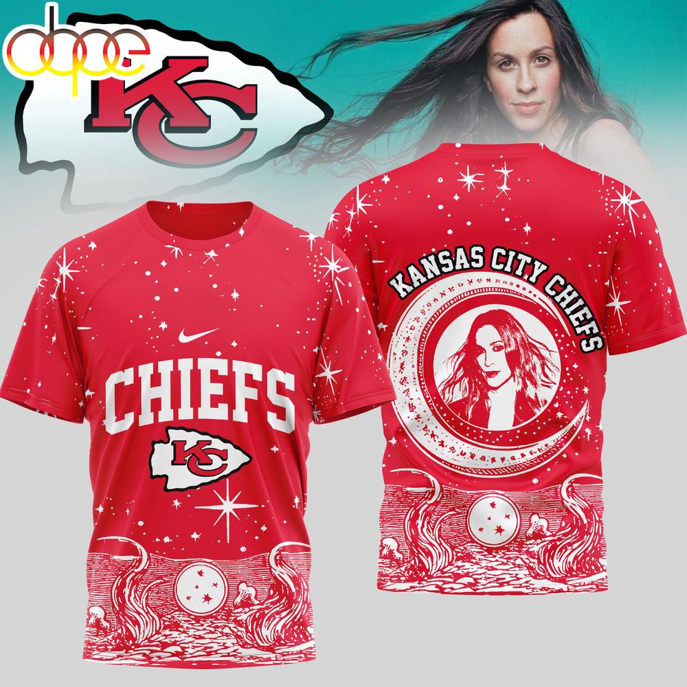 Kansas City Chiefs NFL Alanis Morissette 3D T-Shirt