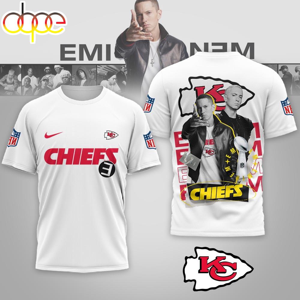 Kansas City Chiefs NFL Eminem 3D T-Shirt