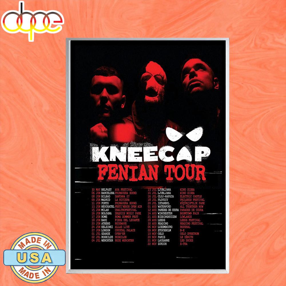 Kneecap Fall Tour 2026 Poster Canvas