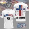 Las Vegas Raiders NFL America 250 3D T-Shirt Las Vegas Raiders NFL America 250 3D T-Shirt