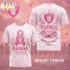 Las Vegas Raiders NFL Hope Strength Support Breast Cancer 3D T-Shirt