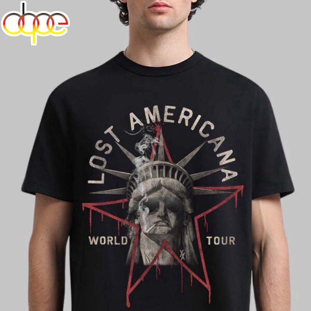 Machine Gun Kelly MGK Lost Americana World Tour 2026 Unisex T-Shirt