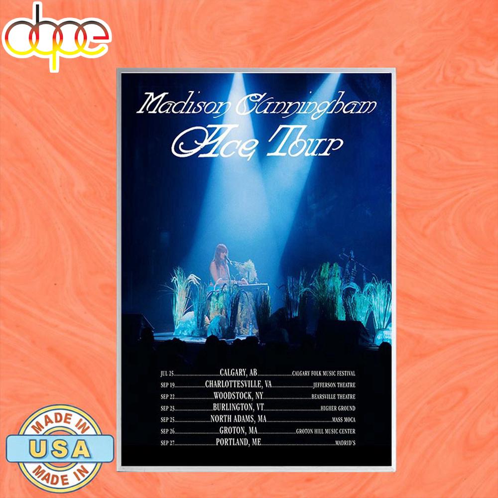 Madison Cunningham Tour Sep 2026 Poster Canvas