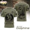 Miami Dolphins NFL Celebrating Memorial Day 3D T-Shirt