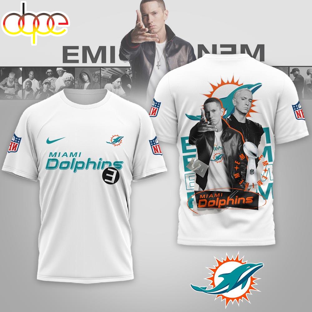Miami Dolphins NFL Eminem 3D T-Shirt