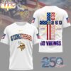 Minnesota Vikings NFL America 250 3D T-Shirt Minnesota Vikings NFL America 250 3D T-Shirt
