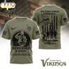 Minnesota Vikings NFL Celebrating Memorial Day 3D T-Shirt