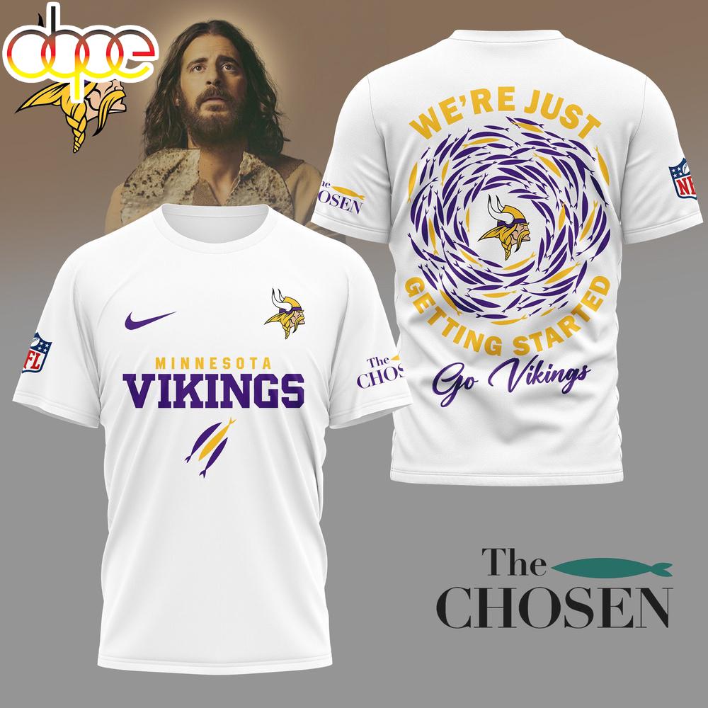 Minnesota Vikings NFL The Chosen Fan 3D T-Shirt