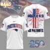 New England Patriots NFL America 250 3D T-Shirt New England Patriots NFL America 250 3D T-Shirt