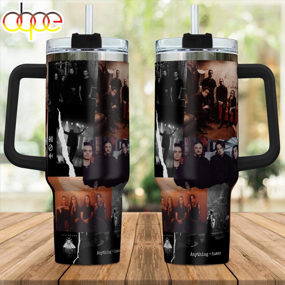 New Popular Bad Omens Tumbler 40Oz With Handle