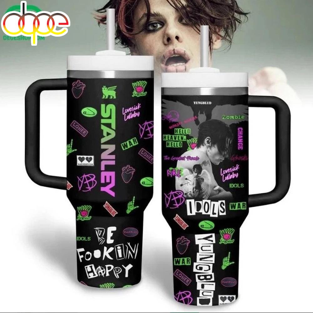 New Yungblud Idols Tumbler 40Oz With Handle