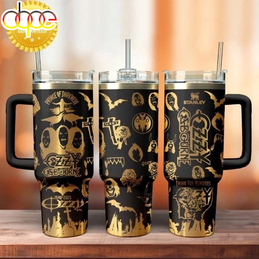 Ozzy Osbourne Music Tumbler 40Oz With Handle