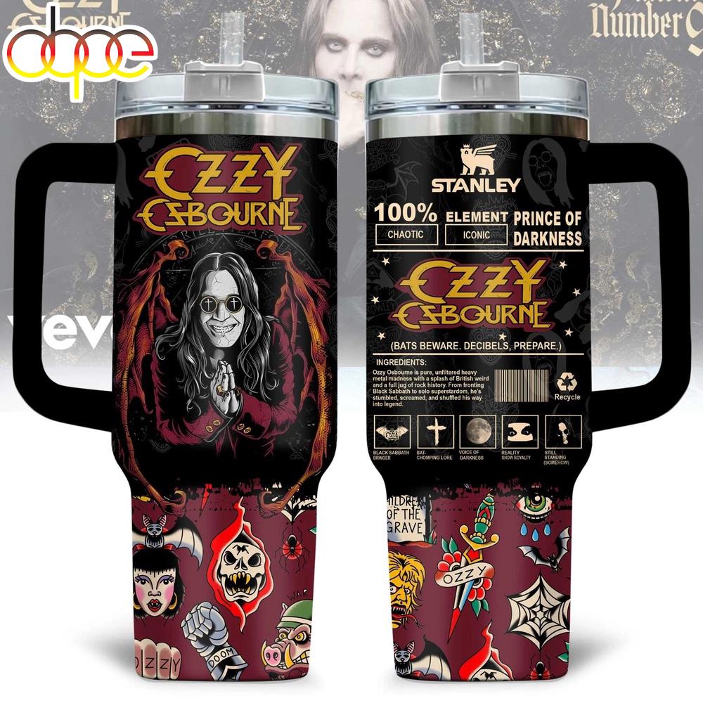 Ozzy Osbourne Tumbler 40Oz With Handle
