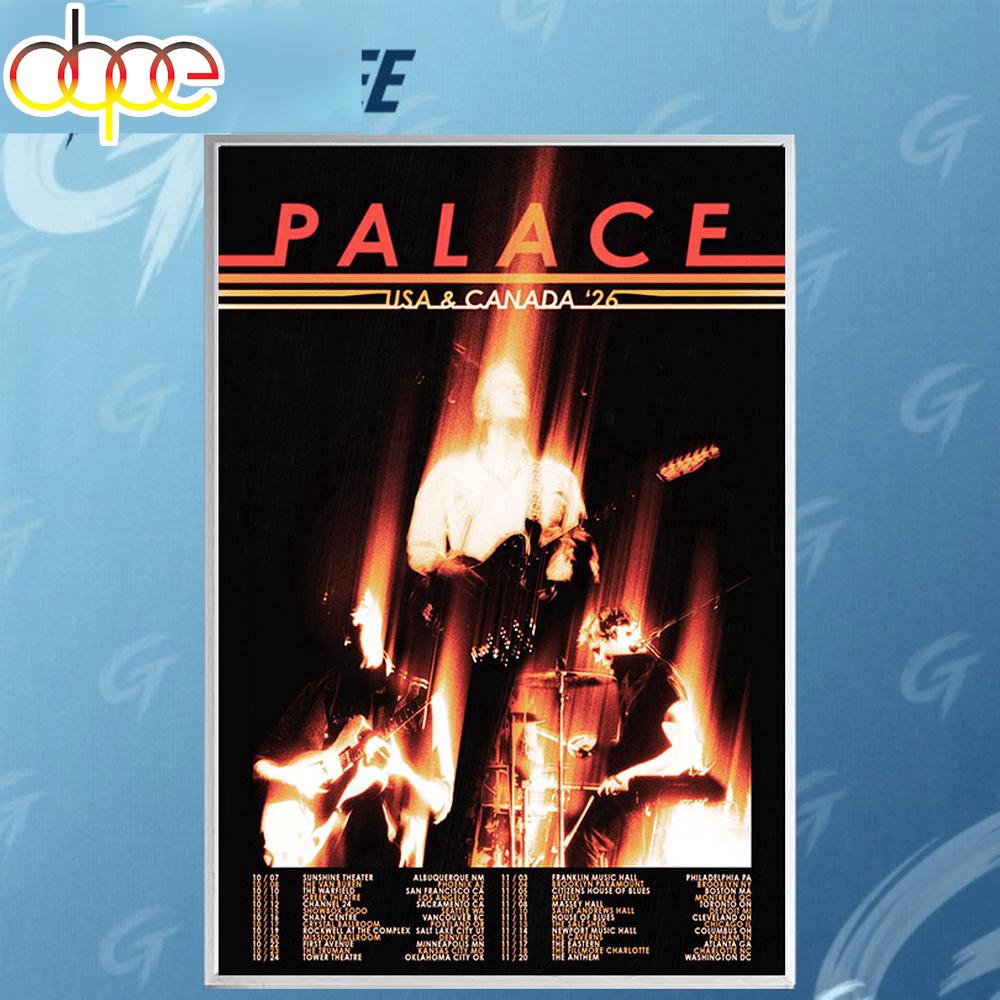 PALACE Tour 2026 Limited Poster Canvas