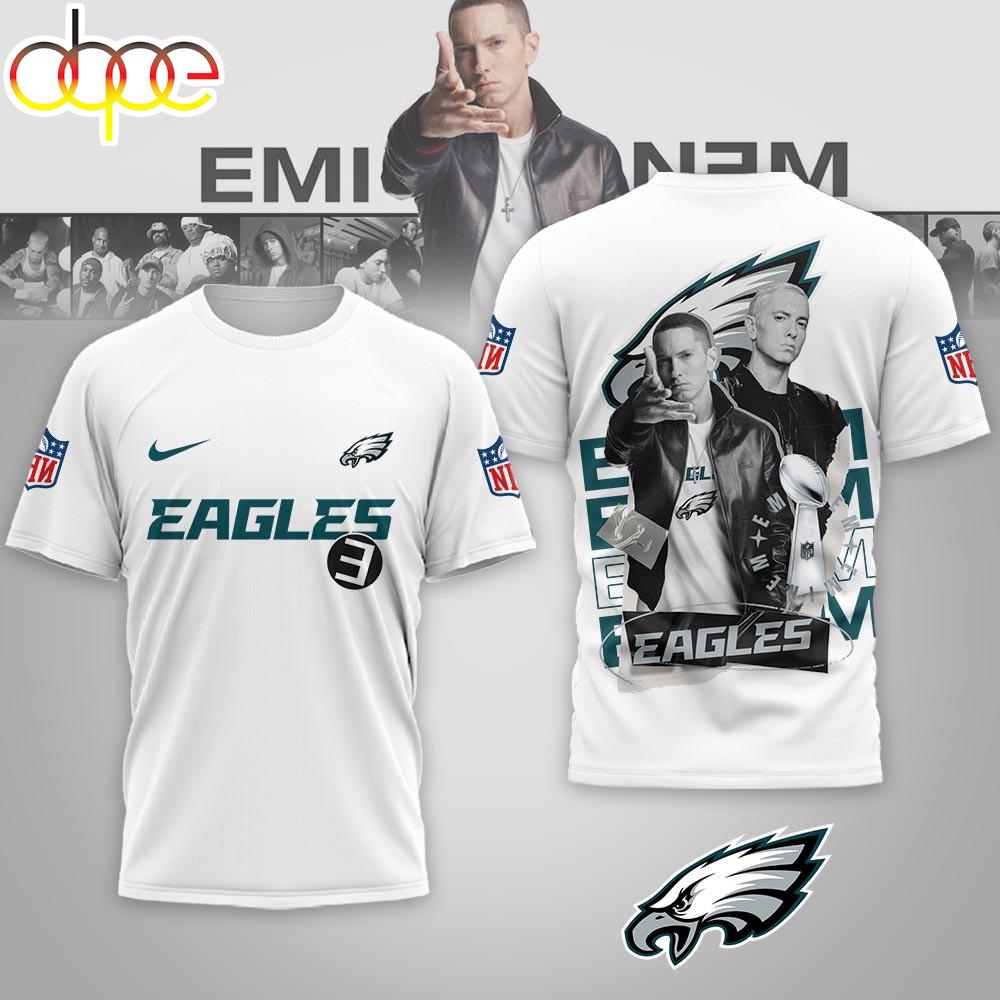 Philadelphia Eagles NFL Eminem 3D T-Shirt