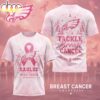 Philadelphia Eagles NFL Hope Strength Support Breast Cancer 3D T-Shirt Philadelphia Eagles NFL Hope Strength Support Breast Cancer 3D T-Shirt