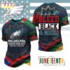 Philadelphia Eagles NFL Juneteenth Freedom 3D T-Shirt Philadelphia Eagles NFL Juneteenth Freedom 3D T-Shirt