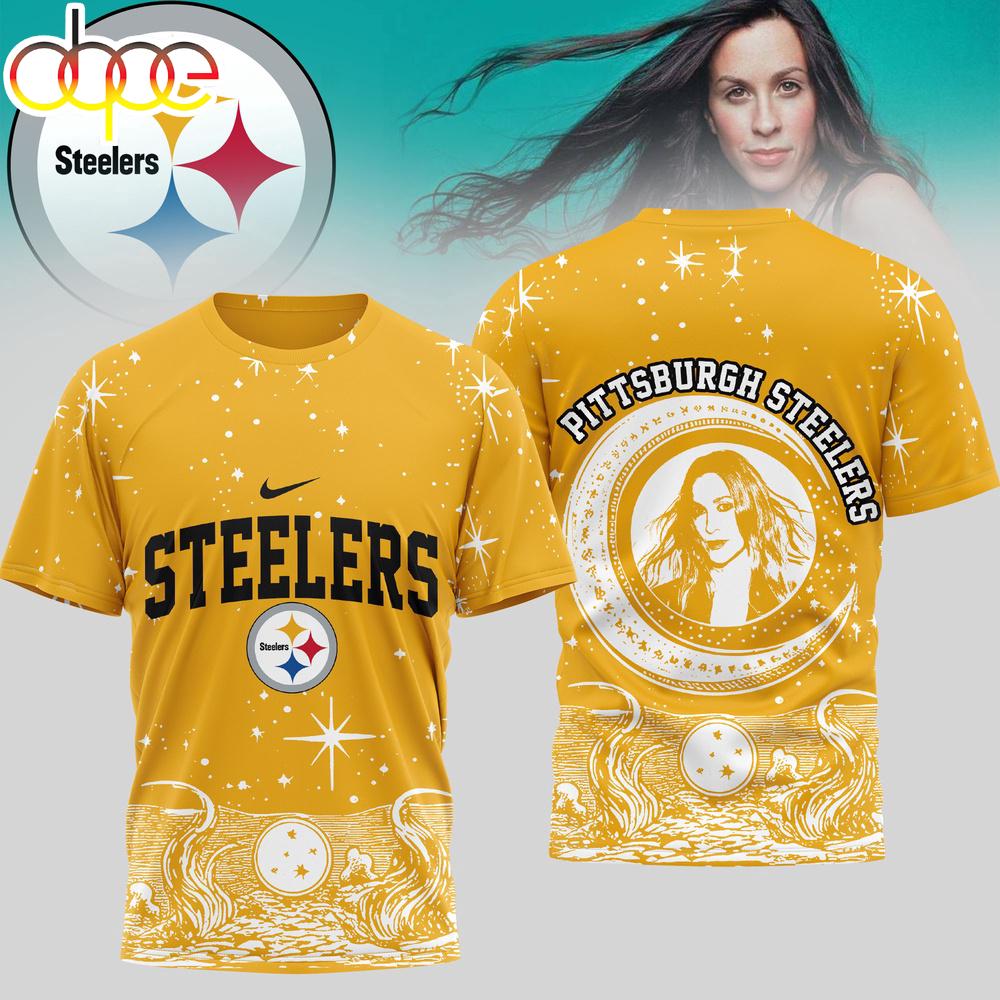 Pittsburgh Steelers NFL Alanis Morissette 3D T-Shirt