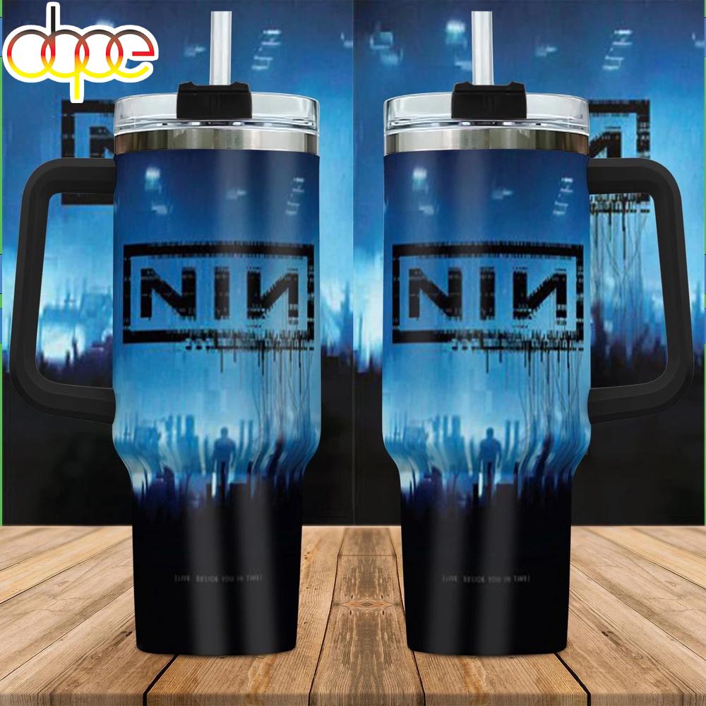 Rare Nine Inch Nails Tumbler 40Oz With Handle