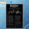 Rush 2027 World Tour Full Date And Cities Revealed Poster Canvas