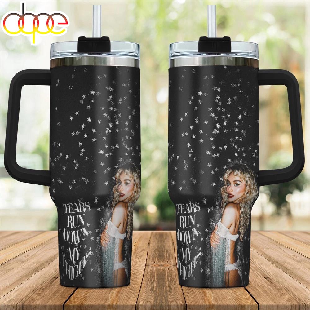 Sabrina Carpenter Tumbler 40Oz With Handle