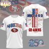 San Francisco 49ers NFL America 250 3D T-Shirt