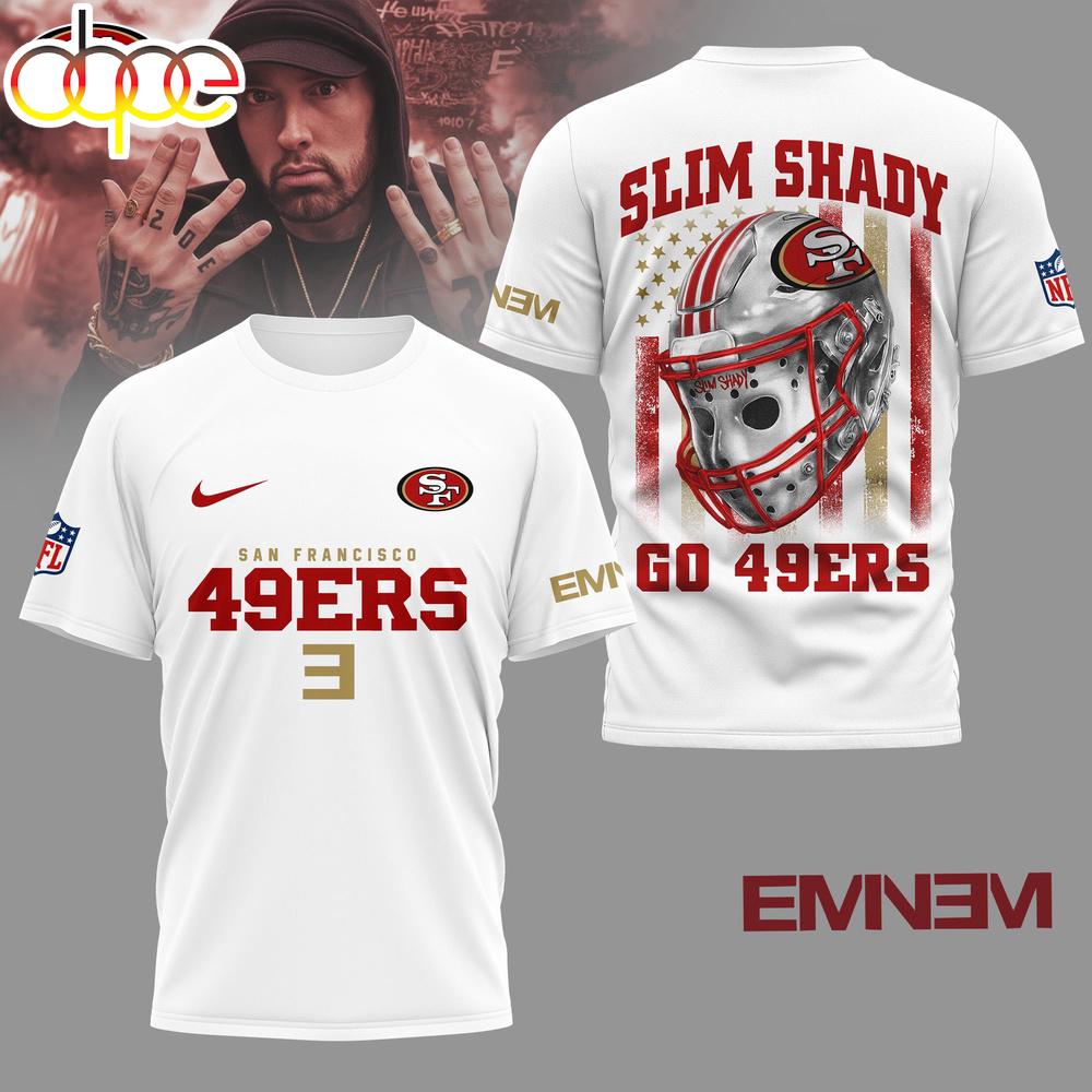 San Francisco 49ers NFL Eminem Fan 3D T-Shirt