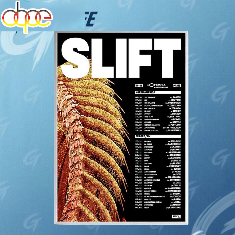Slift Fall Tour 2026 Poster Canvas