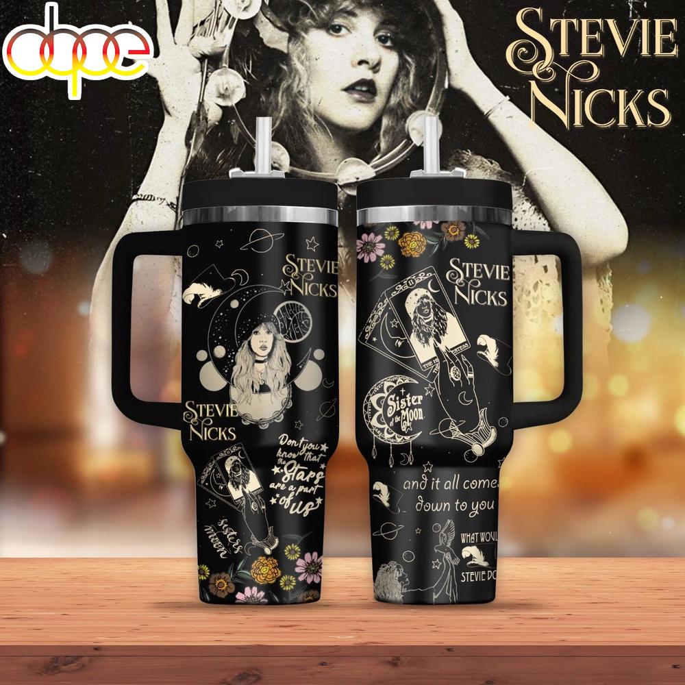Stevie Nicks Music Tumbler 40Oz With Handle