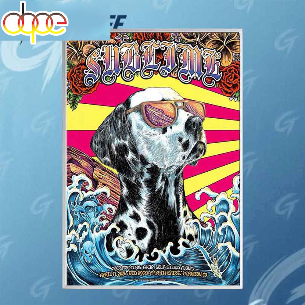 Sublime Morrison CO Tour Apr 17 2026 Poster Canvas
