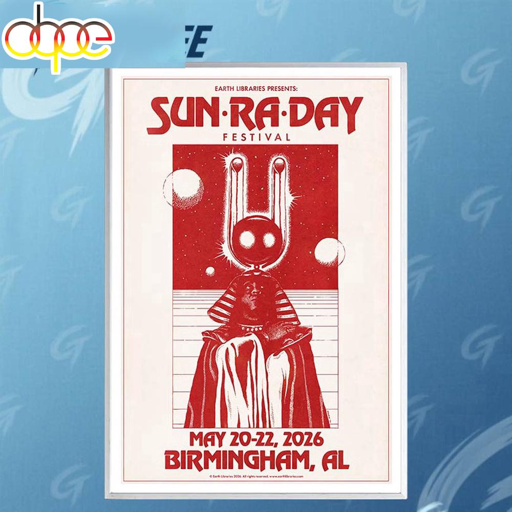 Sun Ra Day Festival May 21-24 2026 Birmingham AL Poster Canvas