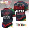 Tampa Bay Buccaneers NFL Juneteenth Freedom 3D T-Shirt Tampa Bay Buccaneers NFL Juneteenth Freedom 3D T-Shirt