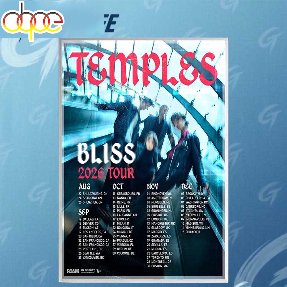 Temples Bliss 2026 Limited Poster Canvas
