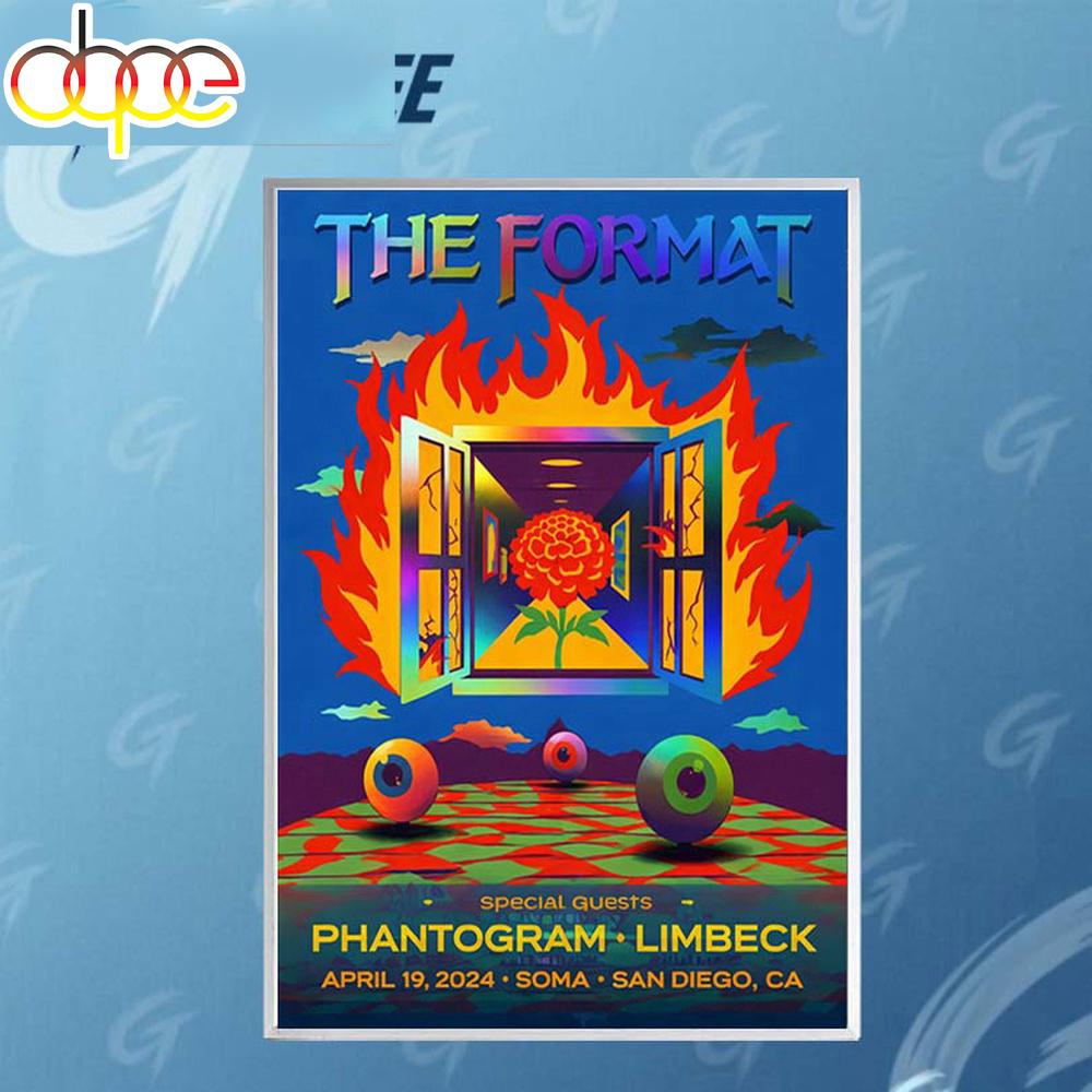 The Format San Diego CA Tour Apr 19 2026 Poster Canvas