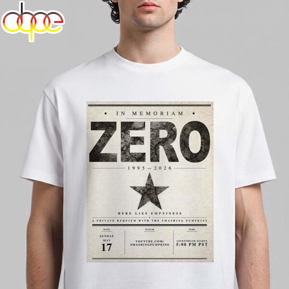 The Smashing Pumpkins In Memoriam Zero Unisex T-Shirt
