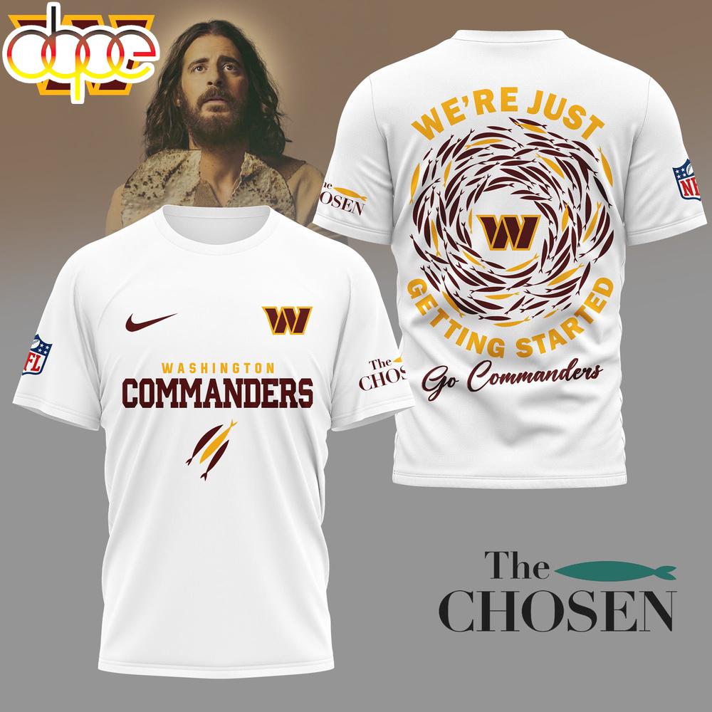 Washington Commanders NFL The Chosen Fan 3D T-Shirt