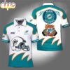 100th Nfl Miami Dolphins 3D Polo Shirt