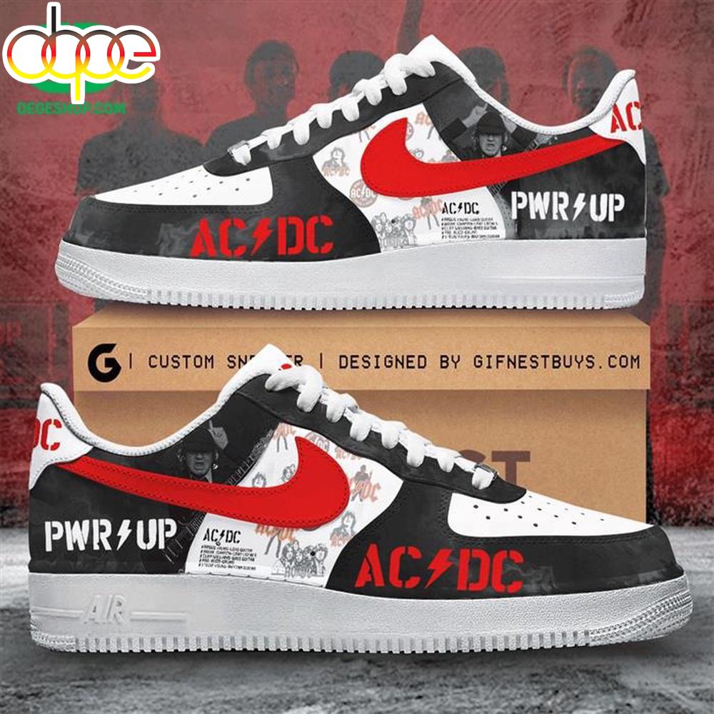 ACDC Power Up Tour Air Force 1 Shoes