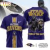 Baltimore Ravens NFL This Is The Way Star Wars 3D T-Shirt For Fans Baltimore Ravens NFL This Is The Way Star Wars 3D T-Shirt For Fans