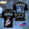 Buffalo Bills NFL Drake Ice Man 3D T-Shirt For Fans