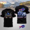 Buffalo Bills NFL Truck Driver Burn The Midnight Oil 3D T-Shirt
