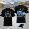 Carolina Panthers NFL Truck Driver Burn The Midnight Oil 3D T-Shirt